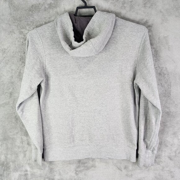 Mens Grey The North Face Hoodie Sweatshirt Drawstring Long Sleeve Size M - Picture 8 of 13